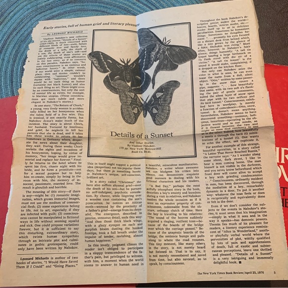 A RUSSIAN BEAUTY AND OTHER STORIES by Vladimir Nabokov HC/DJ/1973 FIRST ED. - Picture 11 of 14